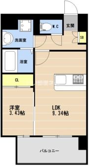 KL箱崎の間取り画像