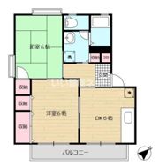 アイシマハウスBの間取り画像