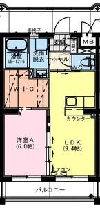 Vivido arcobaleno(ビビット アルコバレーノ）の間取り画像
