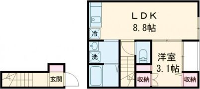 カプラン芝町の間取り画像