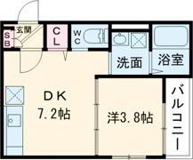 F asecia Pur 湊の間取り画像