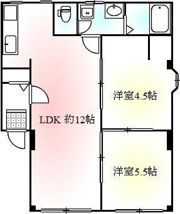 コスモハイツ宮武の間取り画像