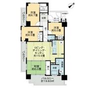 サーパス錦町通りの間取り画像