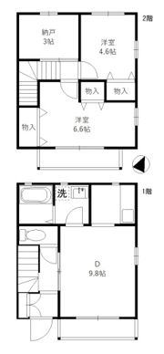 エクセルA棟の間取り画像