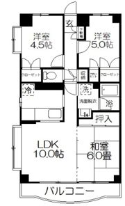 シャルマン2の間取り画像