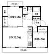 原田マンションの間取り画像