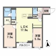 シャーメゾン新寺Iの間取り画像