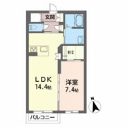 メゾンマスト盛南中央IIIの間取り画像