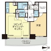 クレッセント川崎タワーの間取り画像