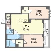 ロワゾーブルーの間取り画像