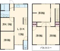 名古屋駅ノースハウス3の間取り画像