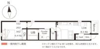 ハーミットクラブハウストゥギャザー鶴見仲通の間取り画像
