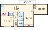 サングレース荒井の間取り画像