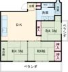 高城コーポの間取り画像