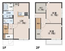 ソレイユAの間取り画像
