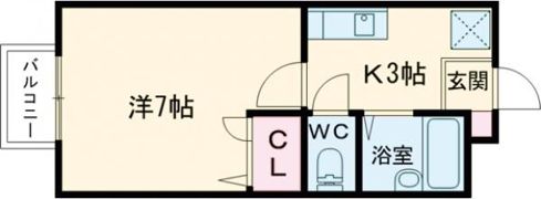 パークサイドⅠの間取り画像