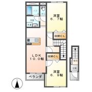 ローズパレスの間取り画像