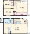 サンラプロ折尾西 E棟の間取り画像
