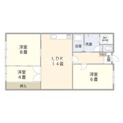 三和コーポ岩田の間取り画像
