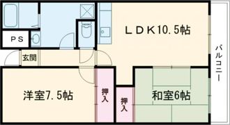 イーストコート沢良宜の間取り画像