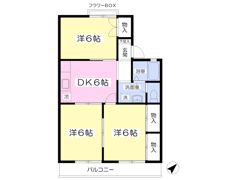 メゾンフローラおゆみ野の間取り画像