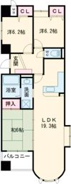 グランドパレス下関プラージュの間取り画像
