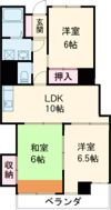 スカイハイツトヨダの間取り画像