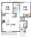 セレストブルーA棟の間取り画像