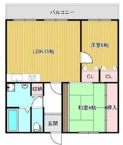 ロワイヤル京見橋の間取り画像