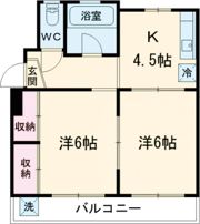 秋本マンションの間取り画像