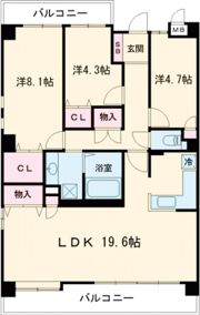 エスペランサ南城内の間取り画像