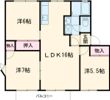 アメニティー住吉Eの間取り画像