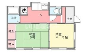 阿部貸家の間取り画像