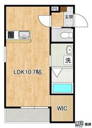 LFB APARTMENT桜木Ⅰの間取り画像