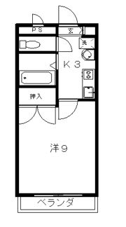 コーポオリエンタルの間取り画像