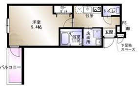 リヴェール助松の間取り画像