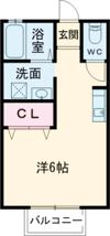 メゾンボザールⅡ Bの間取り画像