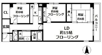 幕張台パークレジデンスの間取り画像
