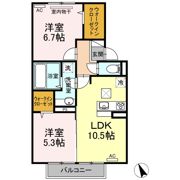 Arietta Ⅱの間取り画像