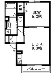 ヴィレッジハルミⅡの間取り画像