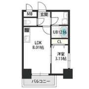 GRAND STEADY新梅田の間取り画像