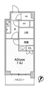 JMFResidence町田の間取り画像