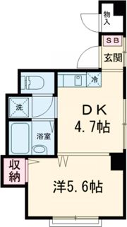 イースト西代の間取り画像