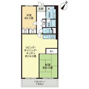 北越谷スカイハイツの間取り画像