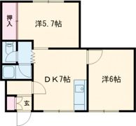 コーポMNo1の間取り画像