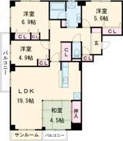 パルステージ関屋の間取り画像