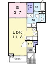 カサベルテの間取り画像