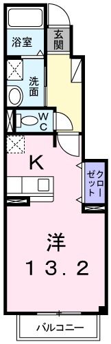 カーサ・プラシードAの間取り画像