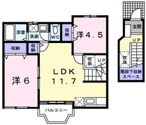 ハイネスⅠの間取り画像