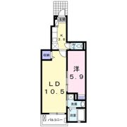 クレメント ゼファーの間取り画像